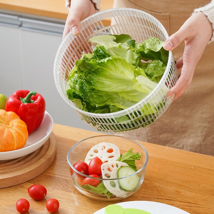 Multifunctional Vegetable Dehydrator Large Capacity Kitchen Drain Basket Household Grater Slicer(Green) - Filters by PMC Jewellery | Online Shopping South Africa | PMC Jewellery | Buy Now Pay Later Mobicred