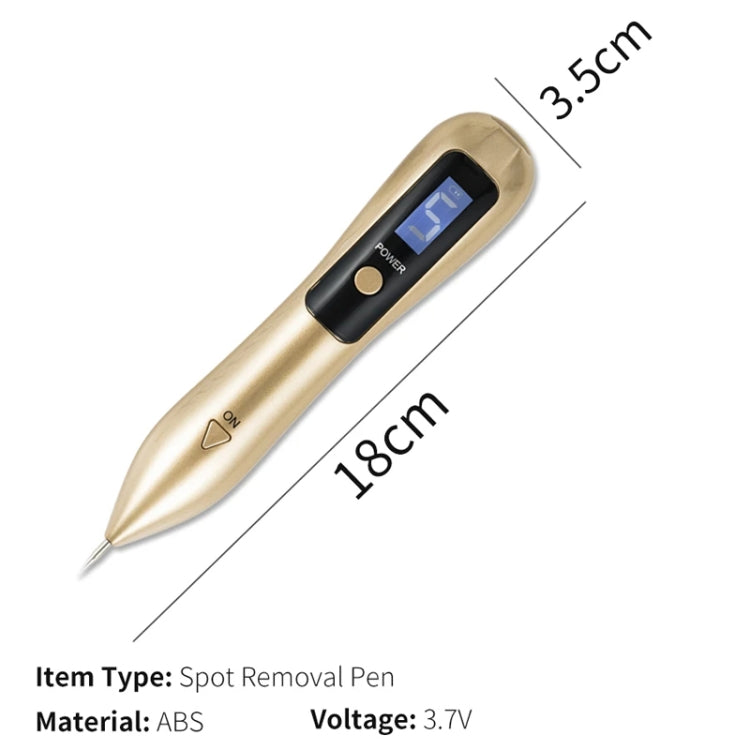 9 Gears Mole Spotting Pen LCD Home Laser Mole Spot Sweeping Beauty Instrument Without Shoot Light(White) - free shipping - PMC TechLife - Order now!