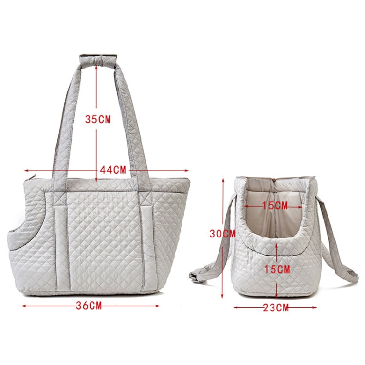 Pet Handbag Autumn And Winter Shoulder Cat Outing Bag, Color: Light Gray - Pet Bags by PMC TechLife | Online Shopping South Africa | PMC TechLife | Buy Now Pay Later Mobicred