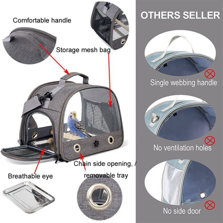 33x26x24cm Portable Foldable Birdcage Oxford Cloth Hamster Rabbit Squirrel Pet Outing Bag - Pet Bags by PMC TechLife | Online Shopping South Africa | PMC TechLife | Buy Now Pay Later Mobicred