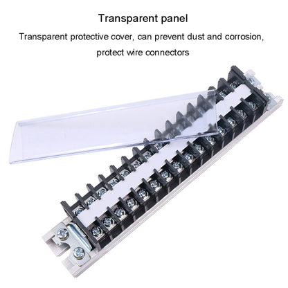 CHINT TD-1550 Terminal Block Rail Type Wiring Block Paralleling Wires Wire Connector - Booster Cable & Clip by CHNT | Online Shopping South Africa | PMC Jewellery | Buy Now Pay Later Mobicred