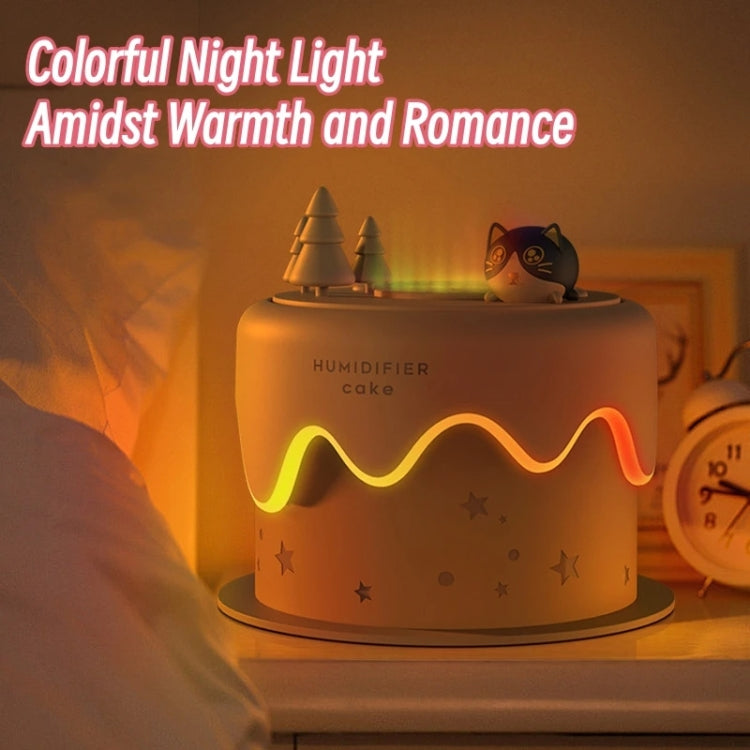 M328 Mini USB Plug-in Desktop Night Light Cartoon Cake Silent Spray Humidifier(Green) - free shipping - PMC TechLife - Order now!