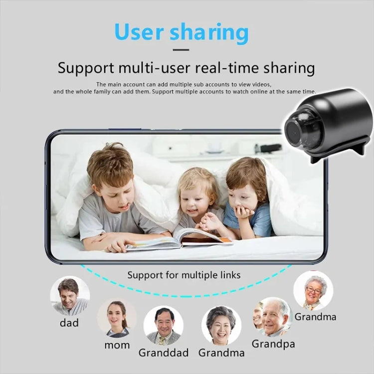 2 Million Pixel HD Home Smart WIFI Remote Mini 1080P Surveillance Camera, Specification: X5 - Mini Camera by PMC TechLife | Online Shopping South Africa | PMC TechLife | Buy Now Pay Later Mobicred