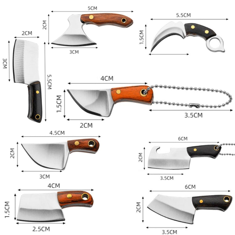 Mini Knife Keychain Portable Removal Express Pendant Accessory With Holster, Model: Bottle Opener Knife - Burin &Cutting Knife by PMC TechLife | Online Shopping South Africa | PMC TechLife