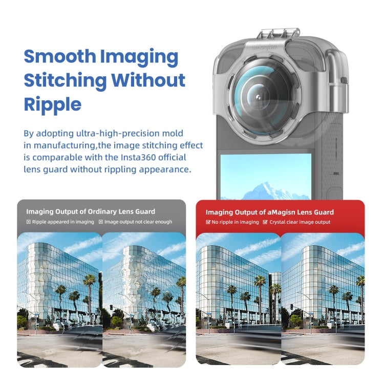 For Insta360 X3 AMagisn Protective Camera Accessories Silicone Case - Case & Bags by aMagisn | Online Shopping South Africa | PMC TechLife | Buy Now Pay Later Mobicred