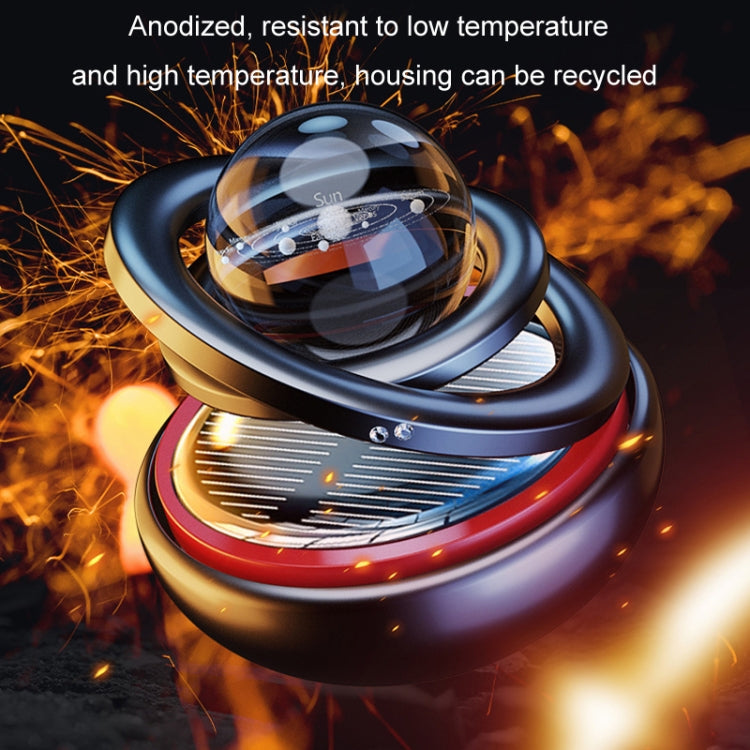 Interstellar Vast Solar Rotating Car Aromatherapy Ornaments, Color: Black - Air Freshener by PMC TechLife | Online Shopping South Africa | PMC TechLife | Buy Now Pay Later Mobicred