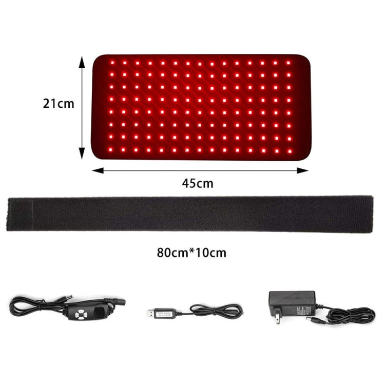 120 LEDs Red Light + Infrared Light Therapy Belt For Back Shoulder Waist Pain Relief EU Plug - Massage & Relaxation by PMC Jewellery | Online Shopping South Africa | PMC Jewellery