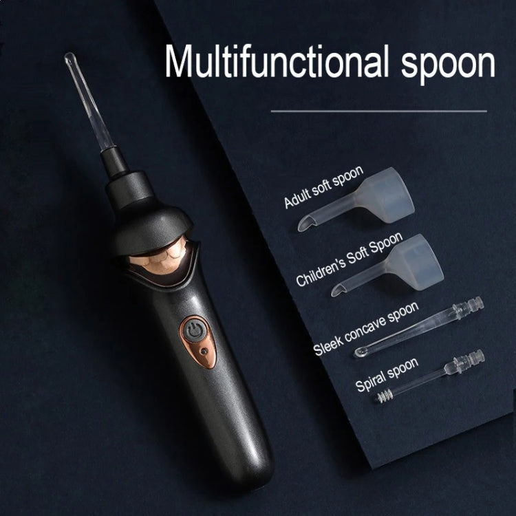 Luminous Upgraded LED Electric Ear Scoop Children Ear Cleaning Tool Set(Black Gray) - free shipping - PMC TechLife - Order now!