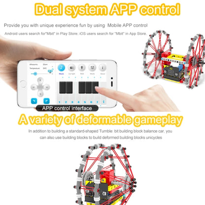 Yahboom Micro: Bit Self-Balancing Block Building Programmable APP Control Robot Kit, Spec: Tumblebit Superbit - Components Kits by Yahboom | Online Shopping South Africa | PMC Jewellery | Buy Now Pay Later Mobicred