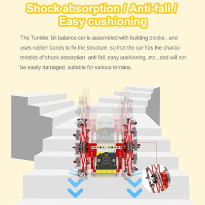 Yahboom Micro: Bit Self-Balancing Block Building Programmable APP Control Robot Kit, Spec: Tumblebit Pack - Components Kits by Yahboom | Online Shopping South Africa | PMC Jewellery