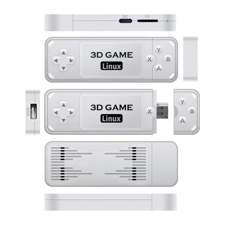 Y6 Handheld Game Console 2.4G HD 4K Wireless Portable Linux Video Game Stick, Style: 128G 10000+ Games - Pocket Console by PMC Jewellery | Online Shopping South Africa | PMC Jewellery | Buy Now Pay Later Mobicred