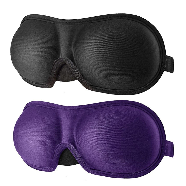 3D Adjustable Silicone Anti-slip Sleep Eye Mask Three-dimensional Memory Foam Eye Protection Mask(Purple) - Eye Masks by PMC Jewellery | Online Shopping South Africa | PMC Jewellery