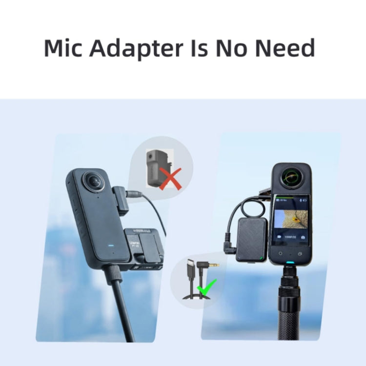 For  Insta360 X3 / ONE X2 2.4G Wireless Lavalie Microphone System, Spec: 1 Drag 2 - Others by PMC Jewellery | Online Shopping South Africa | PMC Jewellery | Buy Now Pay Later Mobicred