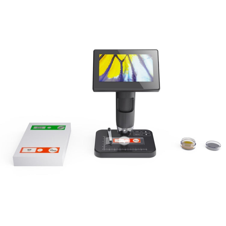 HD Electronic Digital Microscope 5 Inch Screen Touch Key 8000X Biological Cell Electronic Magnifying Glass - Digital Microscope by PMC Jewellery | Online Shopping South Africa | PMC Jewellery | Buy Now Pay Later Mobicred