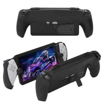 For PlayStation Portal Handle JYS TPU Protective Case With Stand(Black) - Cases by JYS | Online Shopping South Africa | PMC Jewellery | Buy Now Pay Later Mobicred