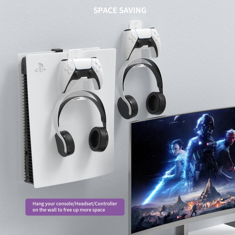 JYS-P5149 For PS5 Wall Bracket Storage Hook Suit Game Console Storage Bracket - free shipping - PMC Jewellery - Order now!