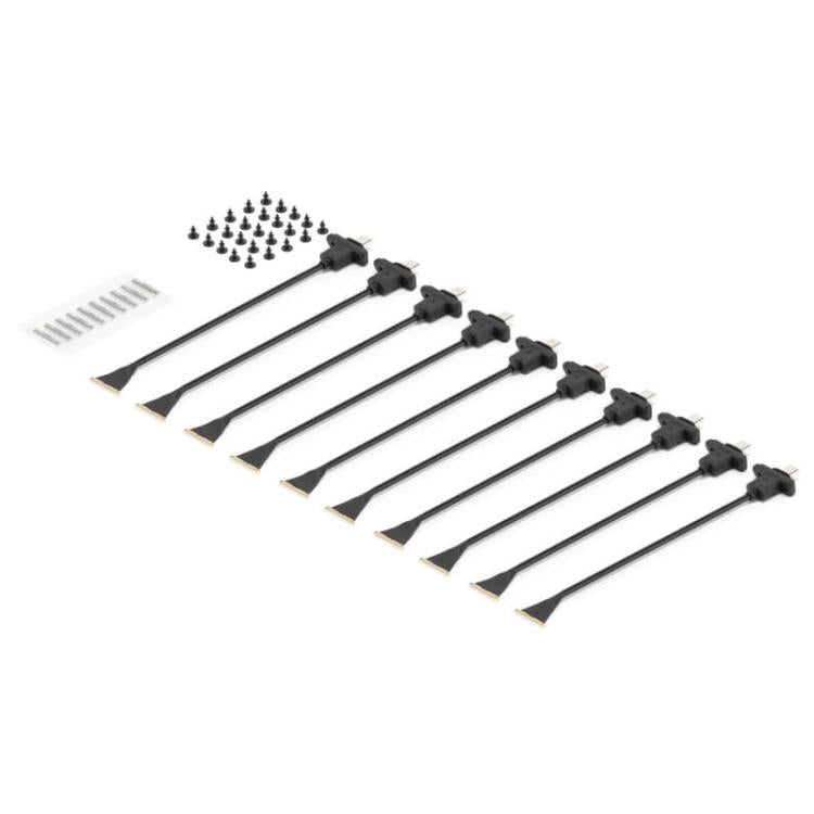 Original DJI E-Port V2 10pcs Coaxial Cable Kit For Matrice 400 - free shipping - PMC TechLife - Order now!