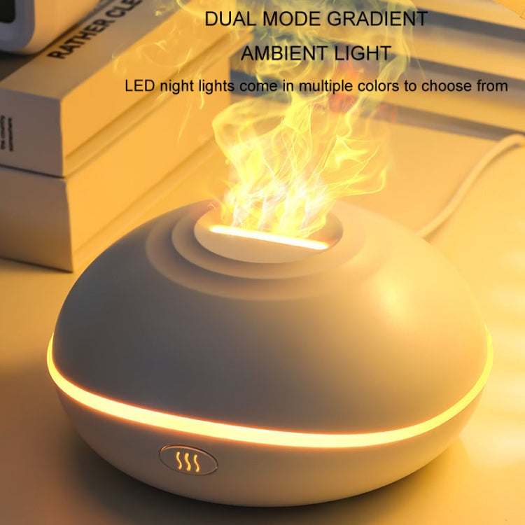 SD13 200ML Car USB Flame Aromatherapy Diffuser Home LED Night Light Silent Mist Humidifier(White) - free shipping - PMC TechLife - Order now!
