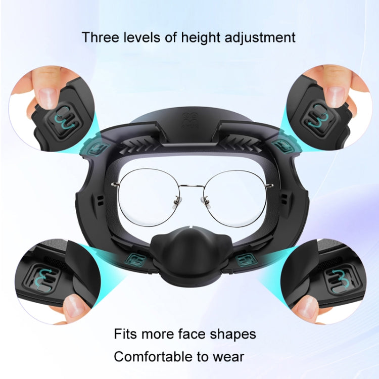 AMVR Q3FC1 For Meta Quest3 Mask Ice Silk Breathable Leather Material(Mask+1 Ice Silk) - VR Accessories by AMVR | Online Shopping South Africa | PMC Jewellery | Buy Now Pay Later Mobicred