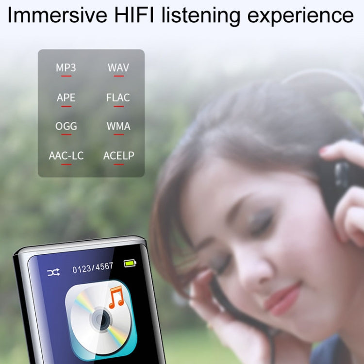 M27 1.8 Inch Bluetooth MP3/MP4 Music Player E-Book Recorder, Size: 32GB(Black) - MP3 Player by PMC TechLife | Online Shopping South Africa | PMC TechLife | Buy Now Pay Later Mobicred
