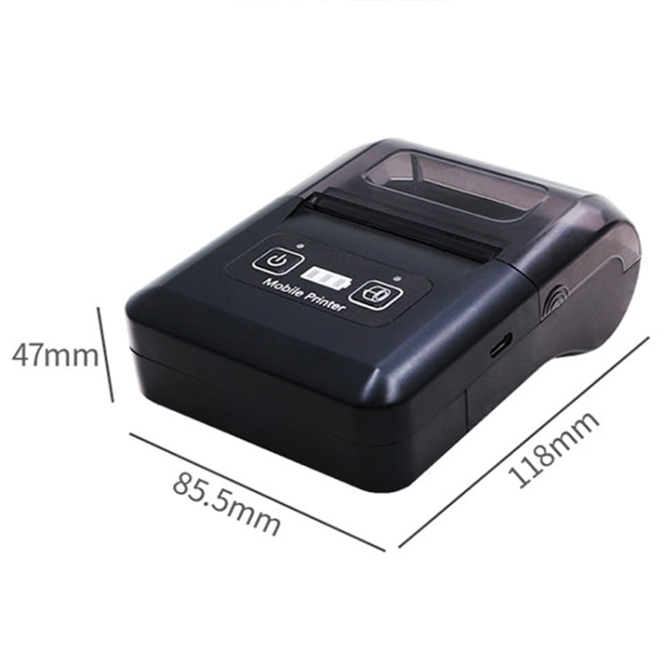 58mm Portable USB Charging Home Phone Bluetooth Thermal Printer(EU Plug) - Printer by PMC TechLife | Online Shopping South Africa | PMC TechLife | Buy Now Pay Later Mobicred