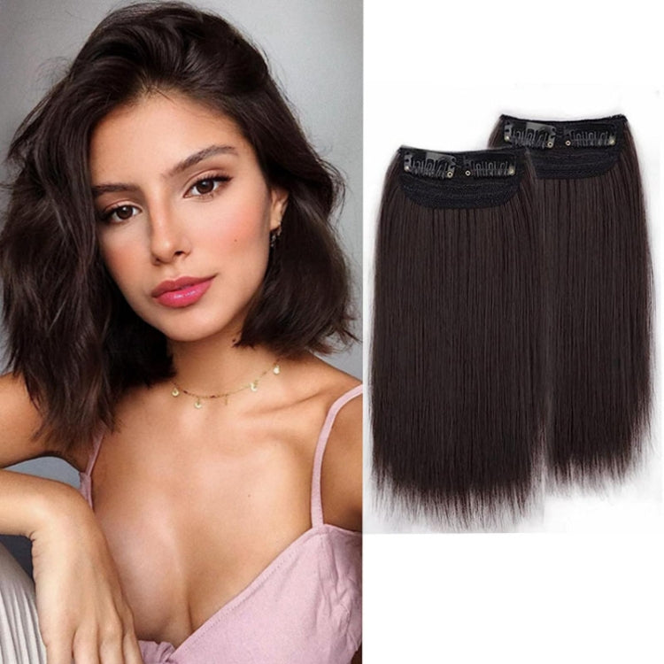 Invisible Pad Hair Roots Both Sides Puffy Wig Piece Faux Hair Extension Pad Hair Piece, Color: 20cm Natural Black - Wigs by PMC Jewellery | Online Shopping South Africa | PMC Jewellery