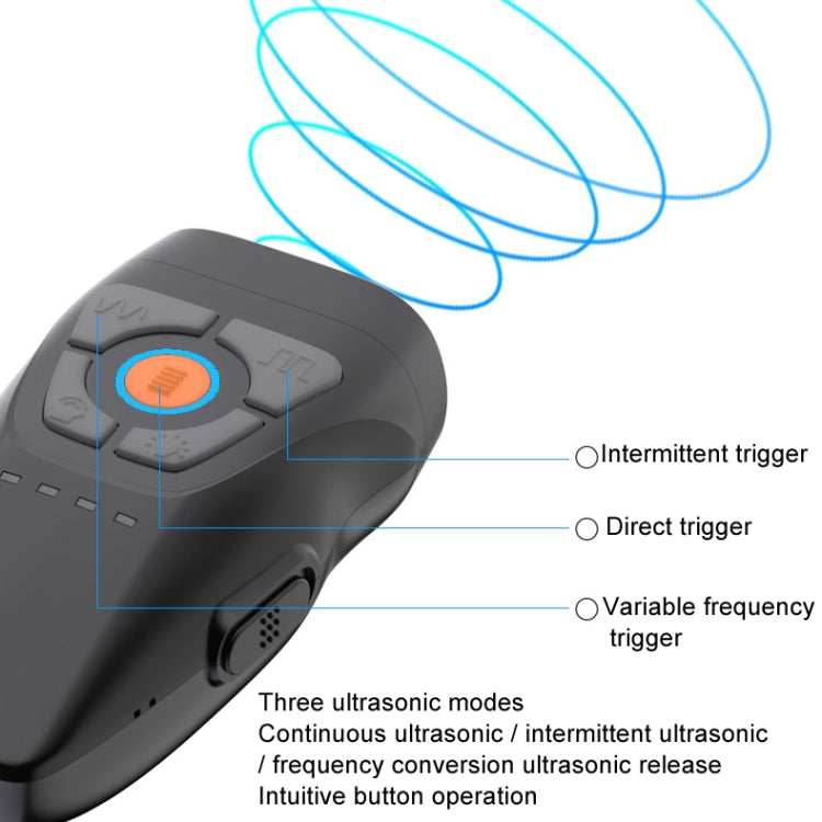 Dual Ultrasonic Repeller Pet Stop Barker With Mobile Power Supply Flashing Lighting Horn Function(Grey) - Training Aids by PMC TechLife | Online Shopping South Africa | PMC TechLife | Buy Now Pay Later Mobicred
