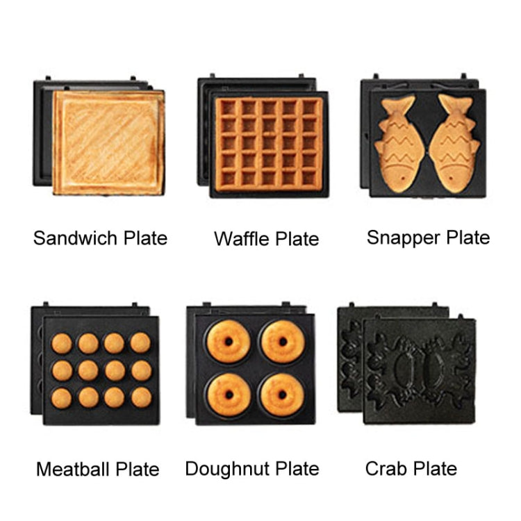 4 In 1 YIDPU Multifunctional Family Breakfast Maker Light Diet Sandwich Waffle Baker, CN Plug(Green) - free shipping - PMC TechLife - Order now!