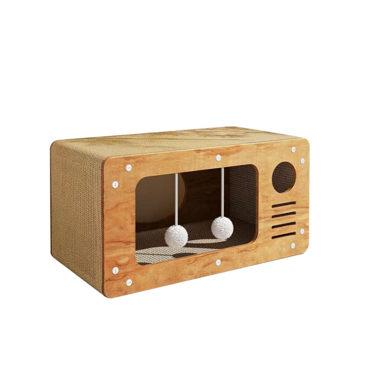 2 In 1 Cat Scratching Board Spacious Kitten Scratcher Box Lounge Bed Sturdy Cat House, Style: Two Layer Small - Cat Scratch Board by PMC Jewellery | Online Shopping South Africa | PMC Jewellery