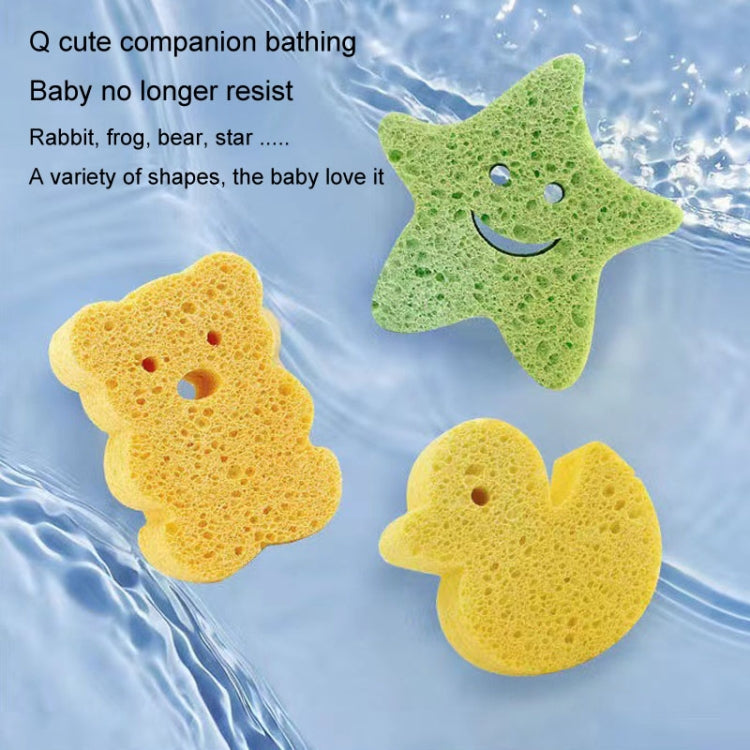Baby Bathing Wood Pulp Sponge Cute Cartoon Soft Bath Sponge Bath Scrubber, Model: Duck - Bath Brushes & Sponges by PMc TechLife | Online Shopping South Africa | PMc TechLife | Buy Now Pay Later Mobicred