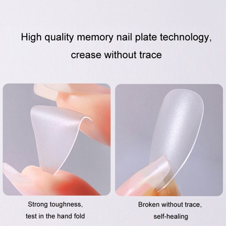 10pairs Of 100pcs/Box Frosted False Nails Artificial Tip, Shape: Ballet Nail L - free shipping - PMC Jewellery - Order now!