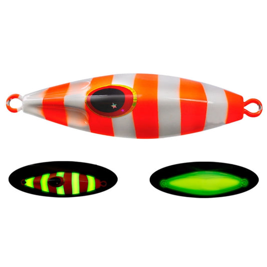 PROBEROS LF124 Deep Sea Iron Plate Lead Fish Fishing Lure Slow Sinking Rocking Luminous Boat Fishing Bait, Size: 100g(Color A) - Fishing Lures by PROBEROS | Online Shopping South Africa | PMC Jewellery | Buy Now Pay Later Mobicred