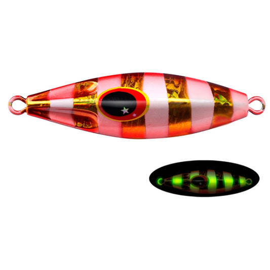 PROBEROS LF124 Deep Sea Iron Plate Lead Fish Fishing Lure Slow Sinking Rocking Luminous Boat Fishing Bait, Size: 100g(Color C) - Fishing Lures by PROBEROS | Online Shopping South Africa | PMC Jewellery | Buy Now Pay Later Mobicred