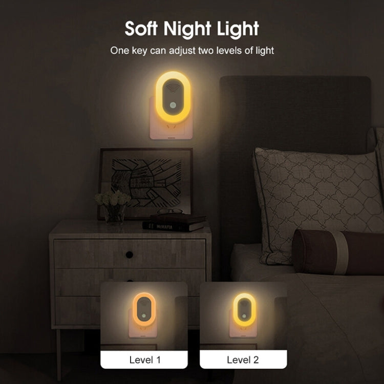 Adjustable Night Light Ultrasonic Mosquito Repeller Mini Home Electronic Mouse Repeller, Spec: US Plug(White) - Repellents by PMC TechLife | Online Shopping South Africa | PMC TechLife