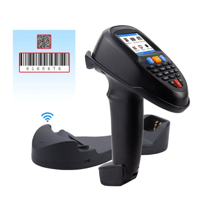 2D  Wireless Barcode Reader Scanner Data Collector With 2.2-Inch LCD Screen - Barcode Scanner by PMC Jewellery | Online Shopping South Africa | PMC Jewellery | Buy Now Pay Later Mobicred