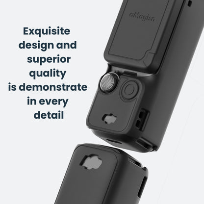 For DJI Osmo Pocket 3 AMagisn Silicone Protection Case Movement Camera Accessories, Style: 5 In 1 Gray - Case & Bags by aMagisn | Online Shopping South Africa | PMC Jewellery | Buy Now Pay Later Mobicred