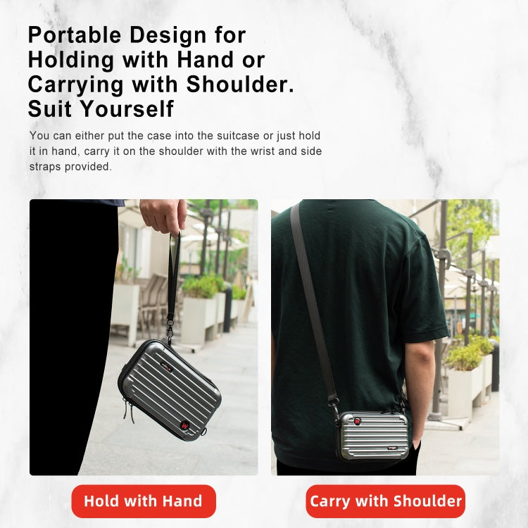 For Insta360 Ace / Ace Pro aMagisn Small Organizer Bag Sports Camera Protective Accessories(Deep Gray) - Case & Bags by aMagisn | Online Shopping South Africa | PMC TechLife | Buy Now Pay Later Mobicred