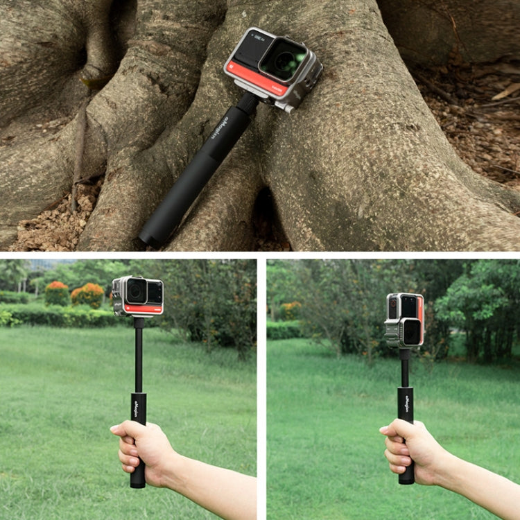 aMagisn 70cm Invisible Straight Pull Selfie Stick Sports Camera Accessories, Specification: Rod+1/4 Turn 3 Jaw+Screw - Extendable Pole by aMagisn | Online Shopping South Africa | PMC Jewellery | Buy Now Pay Later Mobicred