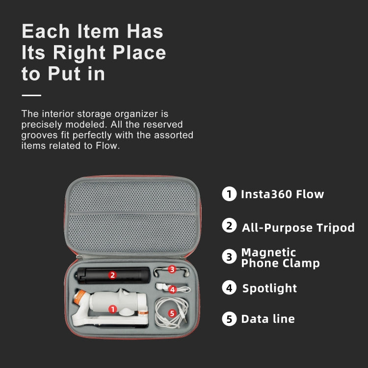 For Insta360 Flow aMagisn Medium Organizer Bag Gimbal Protector - Case & Bags by aMagisn | Online Shopping South Africa | PMC TechLife | Buy Now Pay Later Mobicred