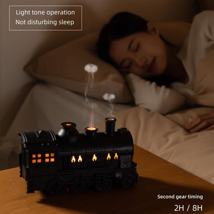 300ml Small Train Essential Oil Diffuser Humidifier With Remote Control EU Plug - free shipping - PMC TechLife - Order now!