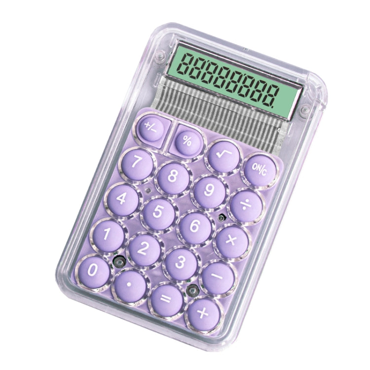 Small Silent Simple Calculator Mini Candy Dormitory Student Office Exam Tool(Purple) - Calculator by PMc TechLife | Online Shopping South Africa | PMc TechLife | Buy Now Pay Later Mobicred