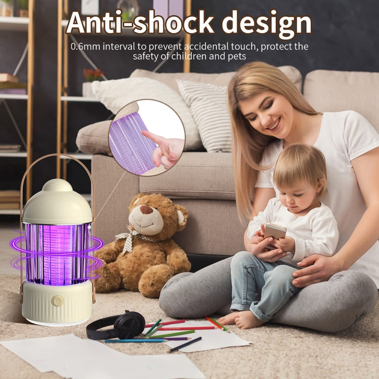 Electric Shock Type Home Night Light Mosquito Killer Outdoor Camping Lamp, Spec: Plug-in Model(Yellow) - Repellents by PMC TechLife | Online Shopping South Africa | PMC TechLife | Buy Now Pay Later Mobicred