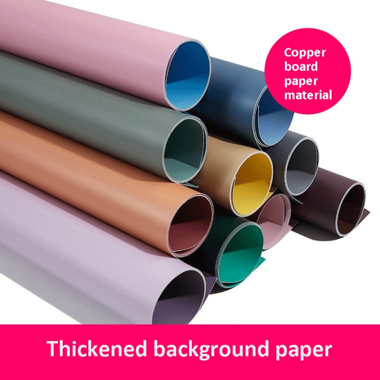 2pcs 60cm Double-Sided Background Board + 7pcs Backdrop Paper Photography Props Set, Spec: Set 6 - Solid Color by PMC TechLife | Online Shopping South Africa | PMC TechLife | Buy Now Pay Later Mobicred
