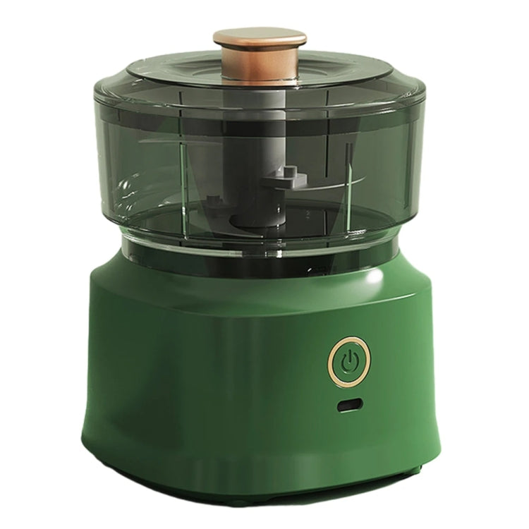 JRQ-01 Home Wireless Electric Meat Grinder Kitchen Garlic Pounder, Size: Electroplated Double-click(Green) - Stirrer & Squeezer by PMC TechLife | Online Shopping South Africa | PMC TechLife | Buy Now Pay Later Mobicred