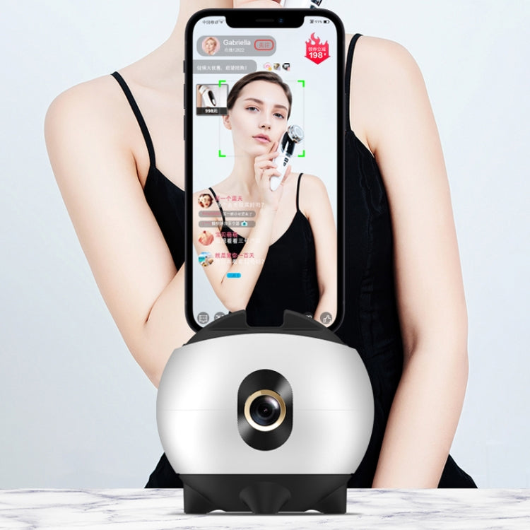 Hishell Rechargeable AI Face Intelligent Follow Shot Gimbal Cell Phone Live Streaming Video Stabilizer(Black) - Handheld Gimbals by Hishell | Online Shopping South Africa | PMC Jewellery | Buy Now Pay Later Mobicred