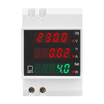 SINOTIMER SDM004 Din Rail AC Voltage Current Time Power Electricity Multi-Function Detection Meter - Current & Voltage Tester by SINOTIMER | Online Shopping South Africa | PMC Jewellery | Buy Now Pay Later Mobicred