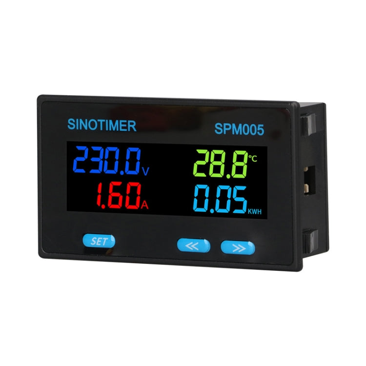 SINOTIMER SPM005 AC Digital Display Voltage Current Power Electricity Multifunctional Monitoring Meter, Specification: 100A - Current & Voltage Tester by SINOTIMER | Online Shopping South Africa | PMC Jewellery | Buy Now Pay Later Mobicred