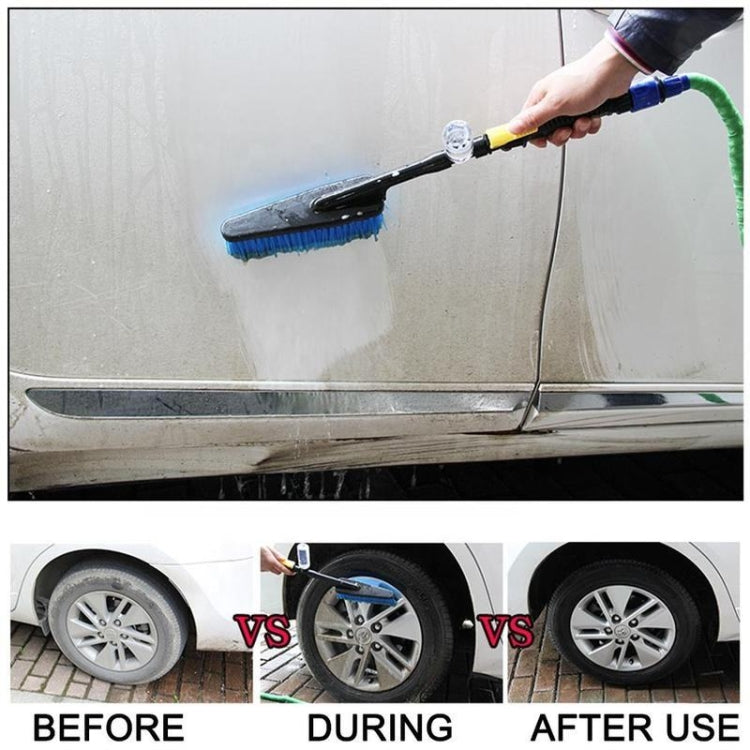 Car Wash Brush Head Soft Bristle Long Handle Brush Spray Foam Bottle Set(3 In 1) - Car washing supplies by PMC TechLife | Online Shopping South Africa | PMC TechLife