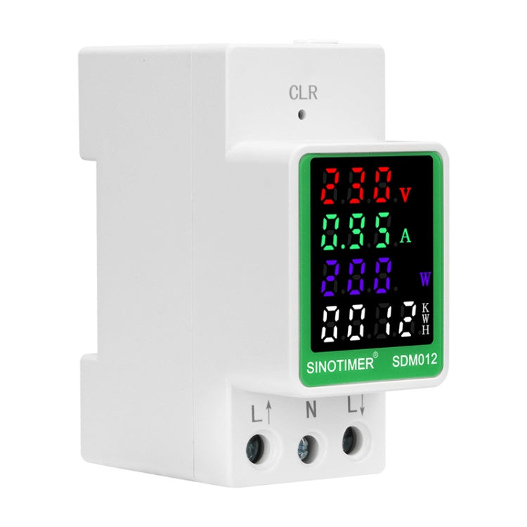 SINOTIMER DIN Rail AC Digital Display Current Voltage Power Electricity Multi-Function Tester, Model: SDM012-RS485 - Current & Voltage Tester by SINOTIMER | Online Shopping South Africa | PMC Jewellery | Buy Now Pay Later Mobicred