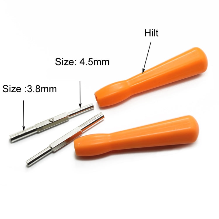 3.8mm/4.5mm 2 In 1 For GBA/NGC/N64/SFC/Wii Game Console Disassembly Tool Screwdriver Socket - Screwdriver by PMC TechLife | Online Shopping South Africa | PMC TechLife